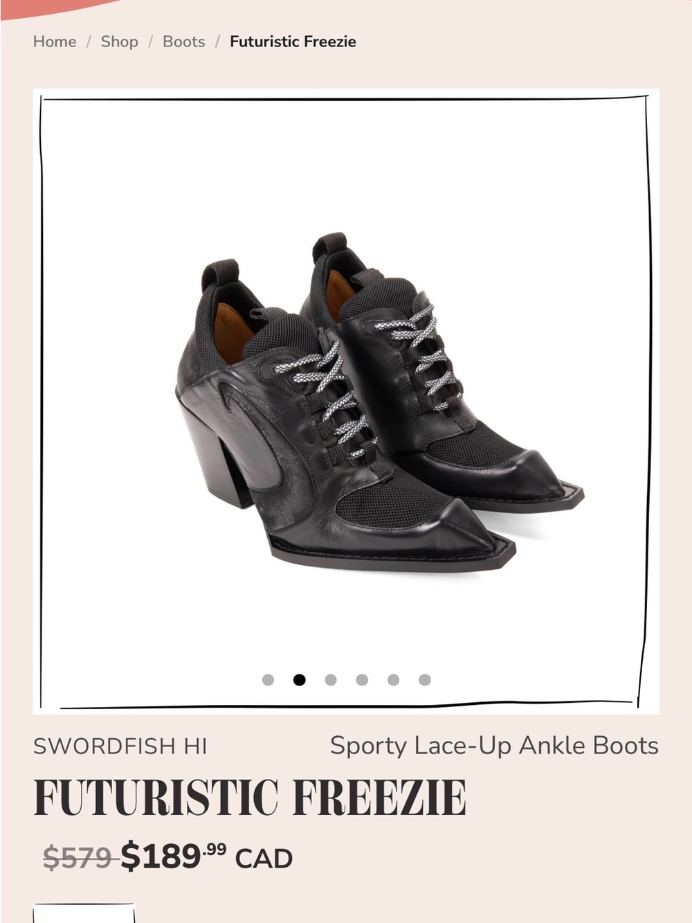 John Fluevog FUTURISTIC FREEZIE 10.5